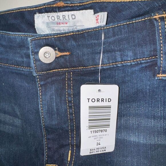 Nwt torrid 24S denim jeans - Picture 2 of 4